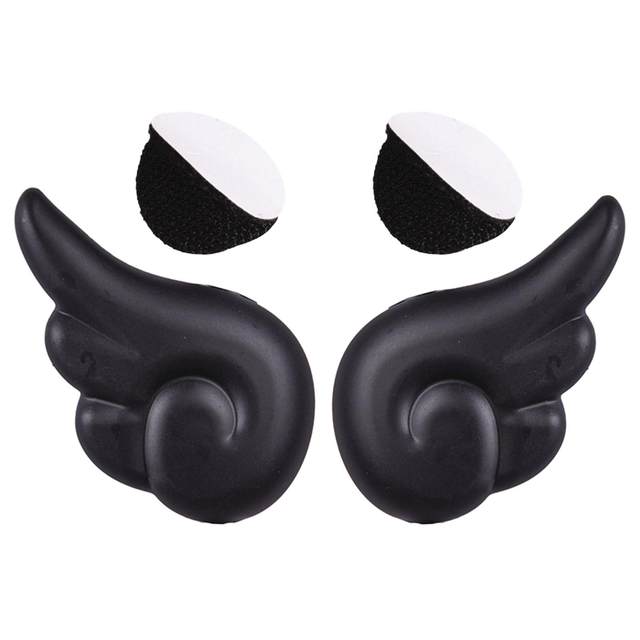 2Pcs Motorcycle Helmet Angel Wing Universal for Scooter Helmet