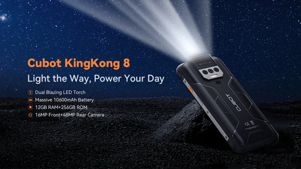 Cubot-Kingkong 8スマートフォン,Android 13,オクタコア,FHD