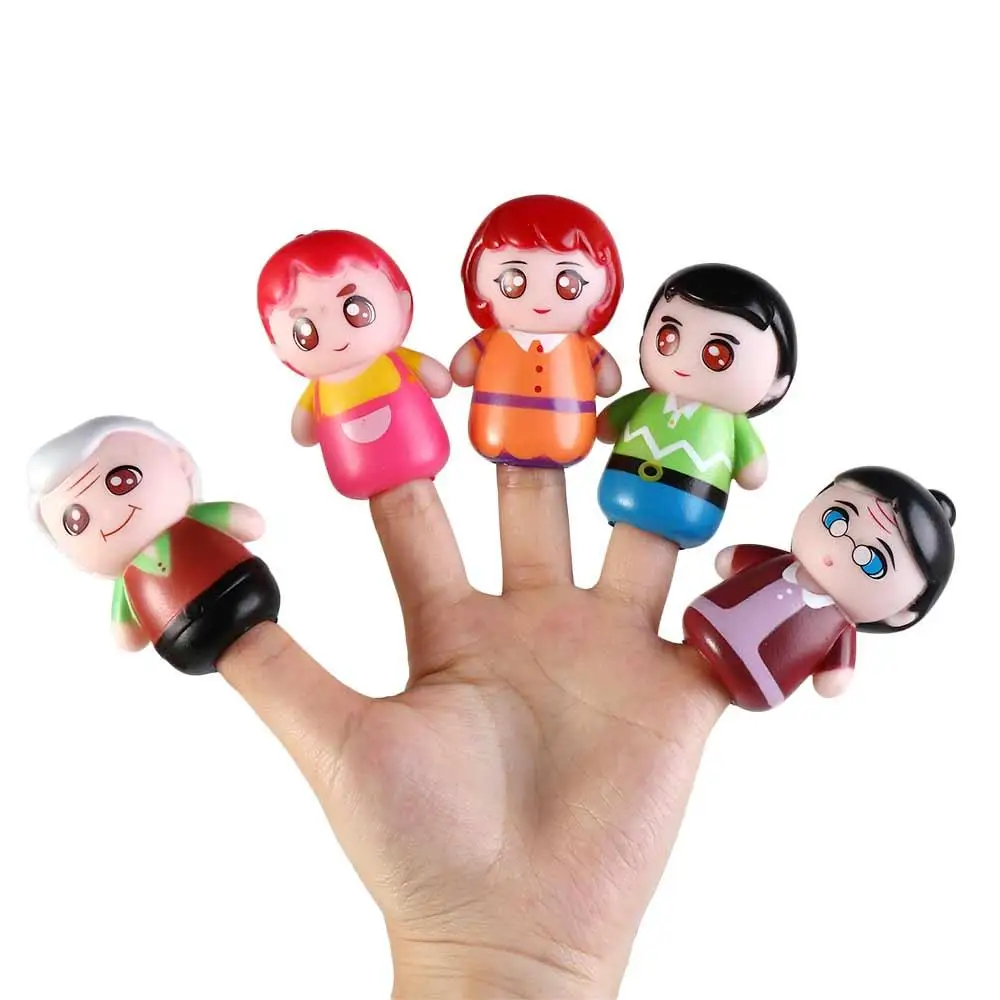

5 шт./набор, детские игрушки-куклы на пальцы