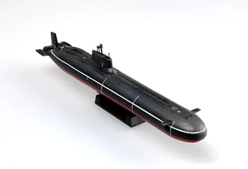 Submarine assembly kit 87019 Static Scale Model 1:700 Russian Navy Typhoon Class Submarine Assembly Model Buidling Kits