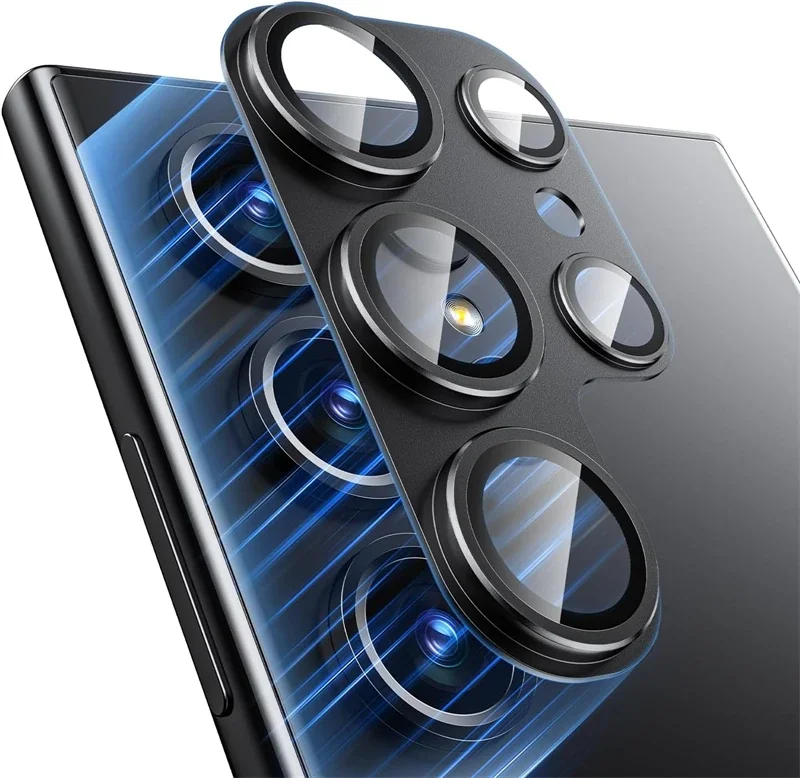Premium Metal Camera Lens Glass Protector - Glass Lens Cover Accessories