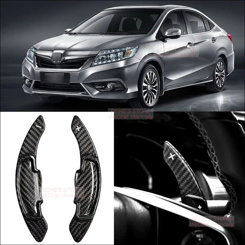 

Car Steering Wheel Carbon Fiber Paddle Shift Extensions Shifter For Honda Crider Auto Interior Accessories Decoration