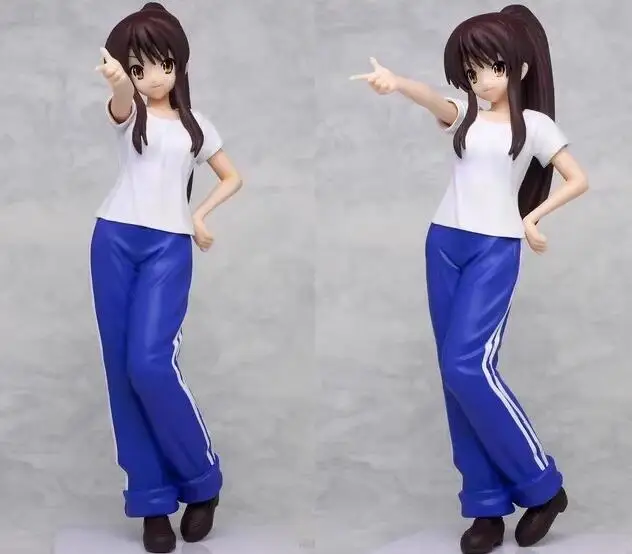 

Японская фигурка Аниме Нет коробки 18 см, фигурка джузумия из ПВХ, спортивная одежда Харухи, фигурка ver, Коллекционная модель, игрушки для мальчиков