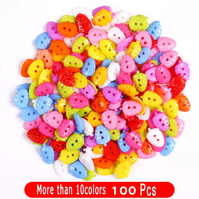 100pcs Assorted Sizes Resin Buttons 2 Holes and 4 Holes Round Craft Buttons  for Sewing DIY Handmade Crafts - AliExpress