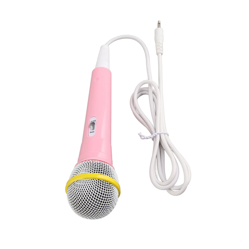 Kids Portable Wired Microphone for Singing Karaoke