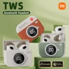 TWS Wireless Retro Earphone Sound By KFG ENC DT3 360°ACS 5.4 Bluetooth With Touch Control LED Power Display Sports Headset Gift 1