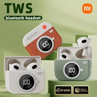 TWS Wireless Retro Earphone Sound By KFG ENC DT3 360°ACS 5.4 Bluetooth With Touch Control LED Power Display Sports Headset Gift 1