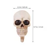 Resin Skull Wall Hooks Key Hangers Hat Rack Coat Holder Halloween Shape Hook Clothing Decor Home Storage ganization Solutions 4