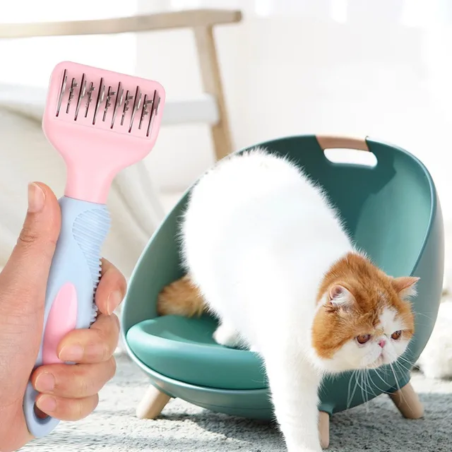 Dog Comb Stainless Steel Knot Knife Cat Brush Massage Dog Brush Pet Grooming Dogs Hair Knife Comb Cleaning Tools Pet Supplies 3