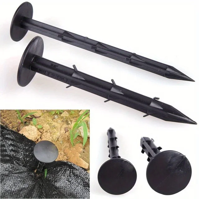 11/16/20/30cm Ground Nail Film Fixed Garden Pegs Greenhouse Film Weed Prevention Ground Cloth Sunshade Fly Net Plastic Fixed Peg 3