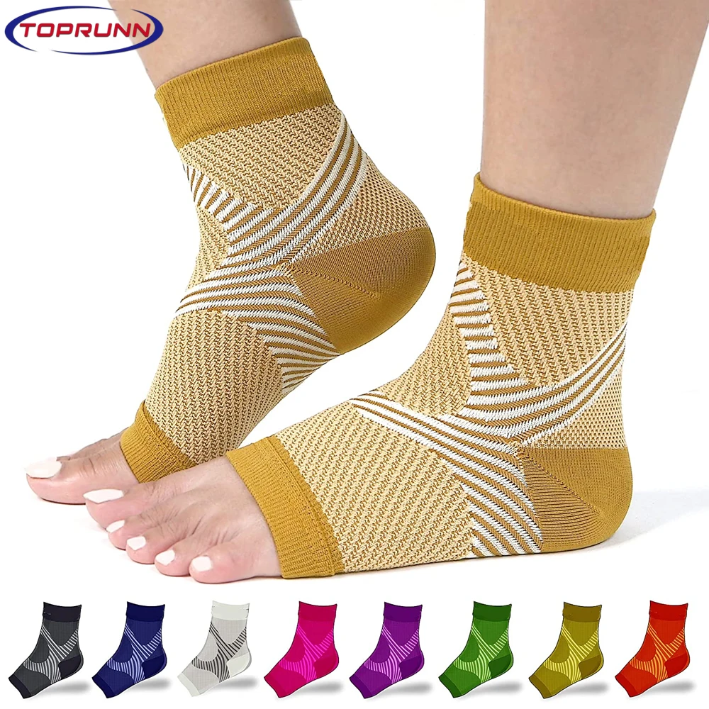 1Pair Plantar Fasciitis Compression Ankle Brace Socks Sleeves,Provides Foot&Arch Support.Heel Pain,Achilles Tendonitis Relief