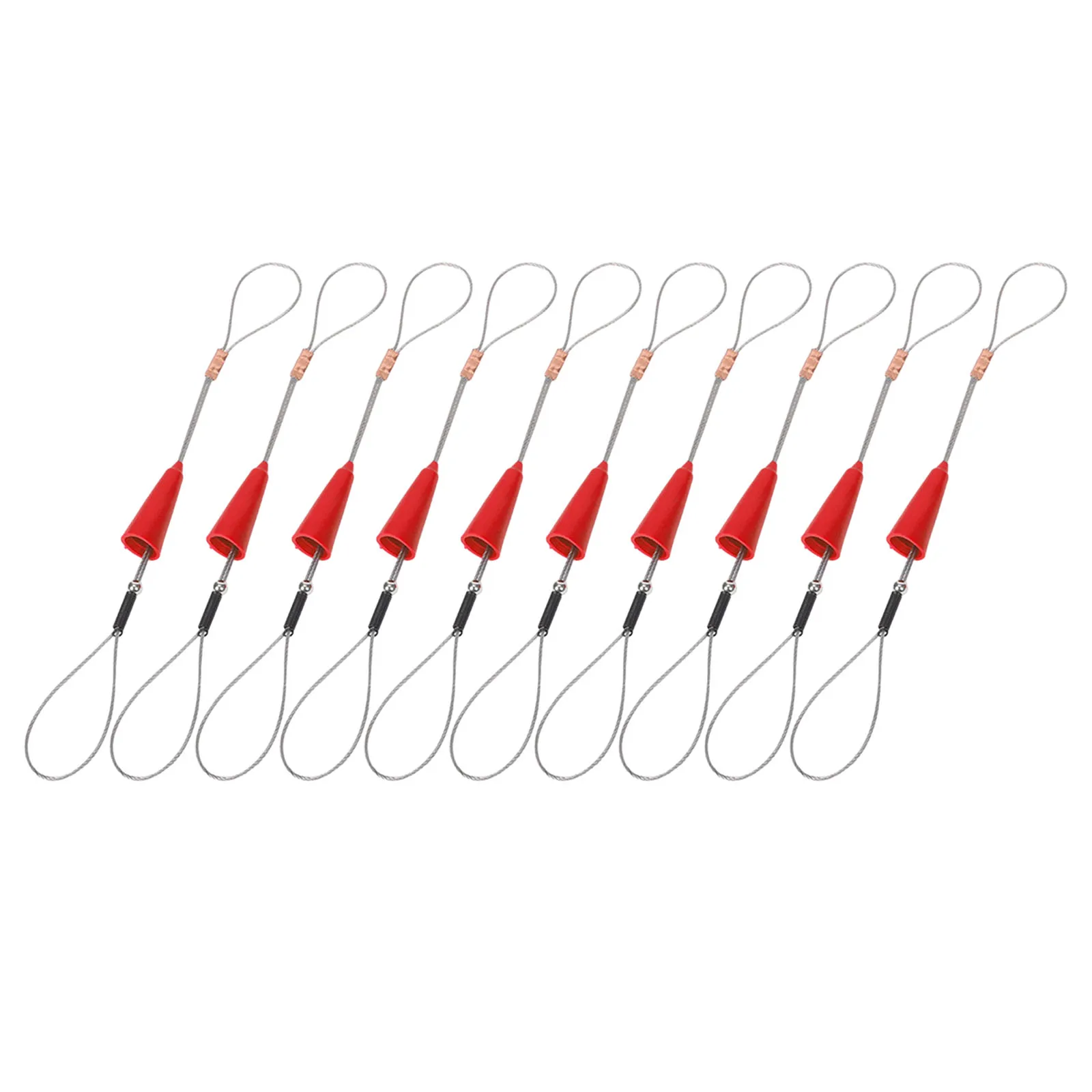 

10pcs Threader Fish Wire Through Wall Wiring Harness Fish Tape Fastening Tool Cable Harness For Electricians Tradesmen