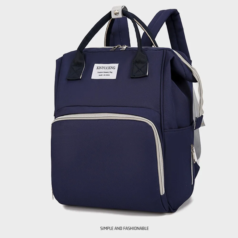 Multifunctional Mommy Backpack Large Capacity Oxford Cloth Baby Diaper Bag Wear-resistant Portable Mommy Shoulder Bag Travel