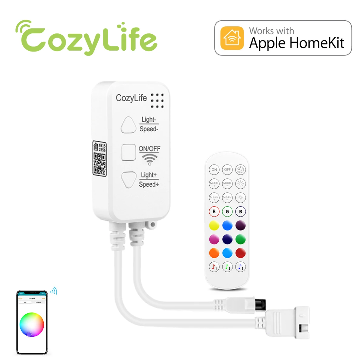 HomeKit4PinLightstripController12V24VWiFiSmartLEDRGB