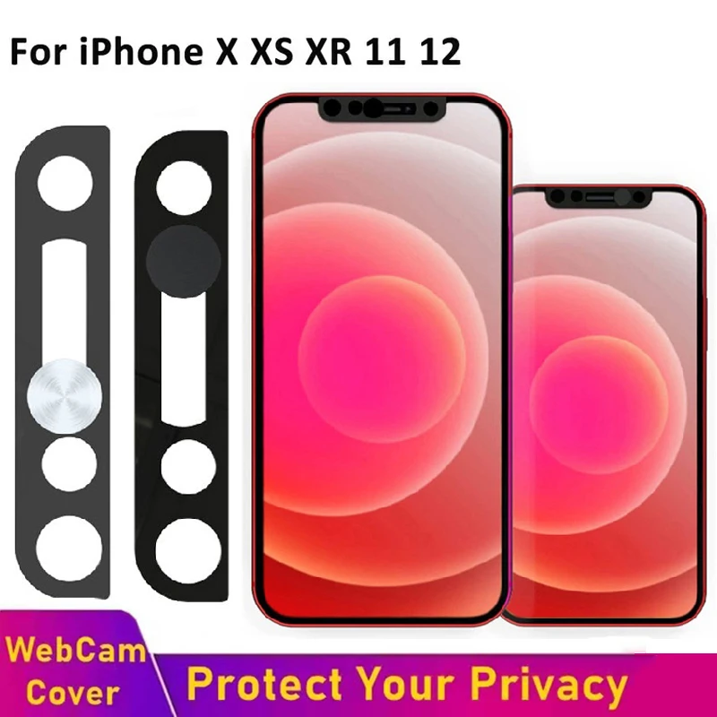 Metal cam Cover Camera Privacy Protective Cover Slider For Iphone Xs Xr X 11 12 Pro Max Mini