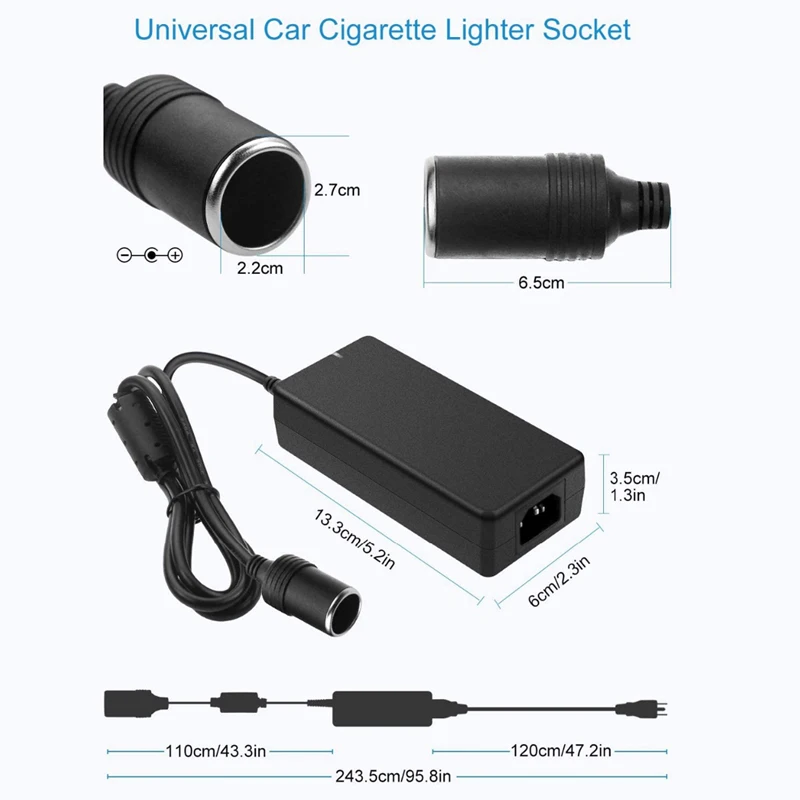 cigarette lighter adapter for iphone iPhone 17 16 15 Car Charger Fast Charging, 90W 4-Port USB C Fast Car  Charger Cigarette Lighter Adapter with 240W 3FT USB-C Cable for iPhone  17/Air/17