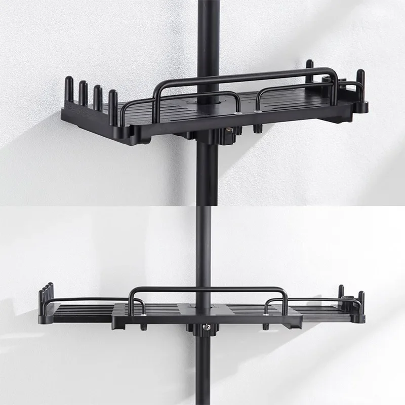 New Models Extendable Shower Shelf Bathroom Shelf Without Drilling Shampoo Tray Shower Storage Holder Bathroom Accessories 6