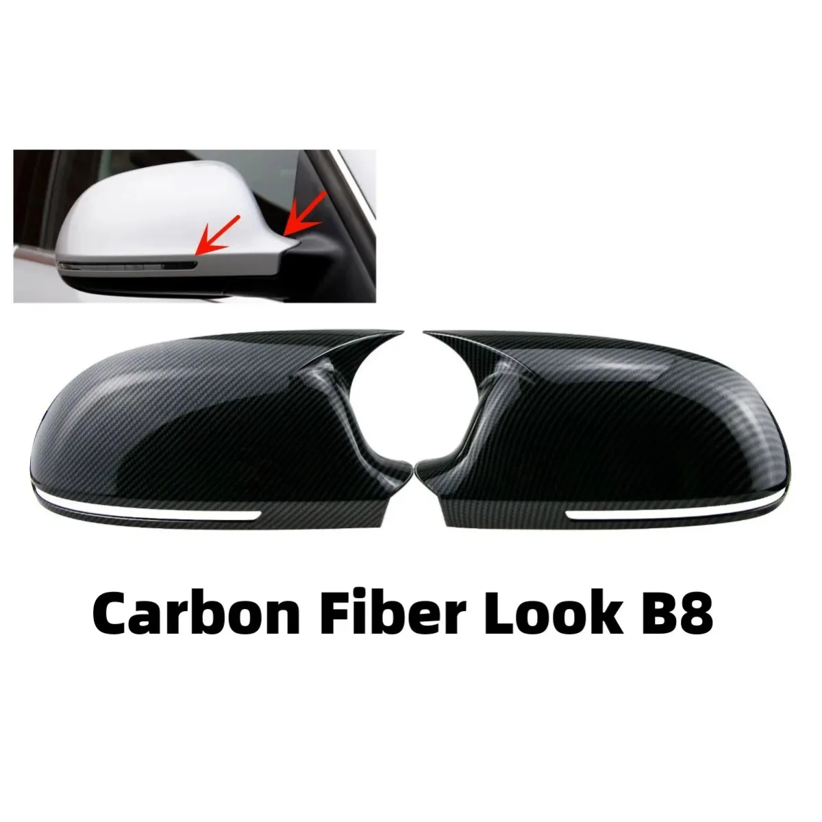 Enhanced Side Wing Mirror Cover - Sleek Add-On Rear View Mirror Cap Cover