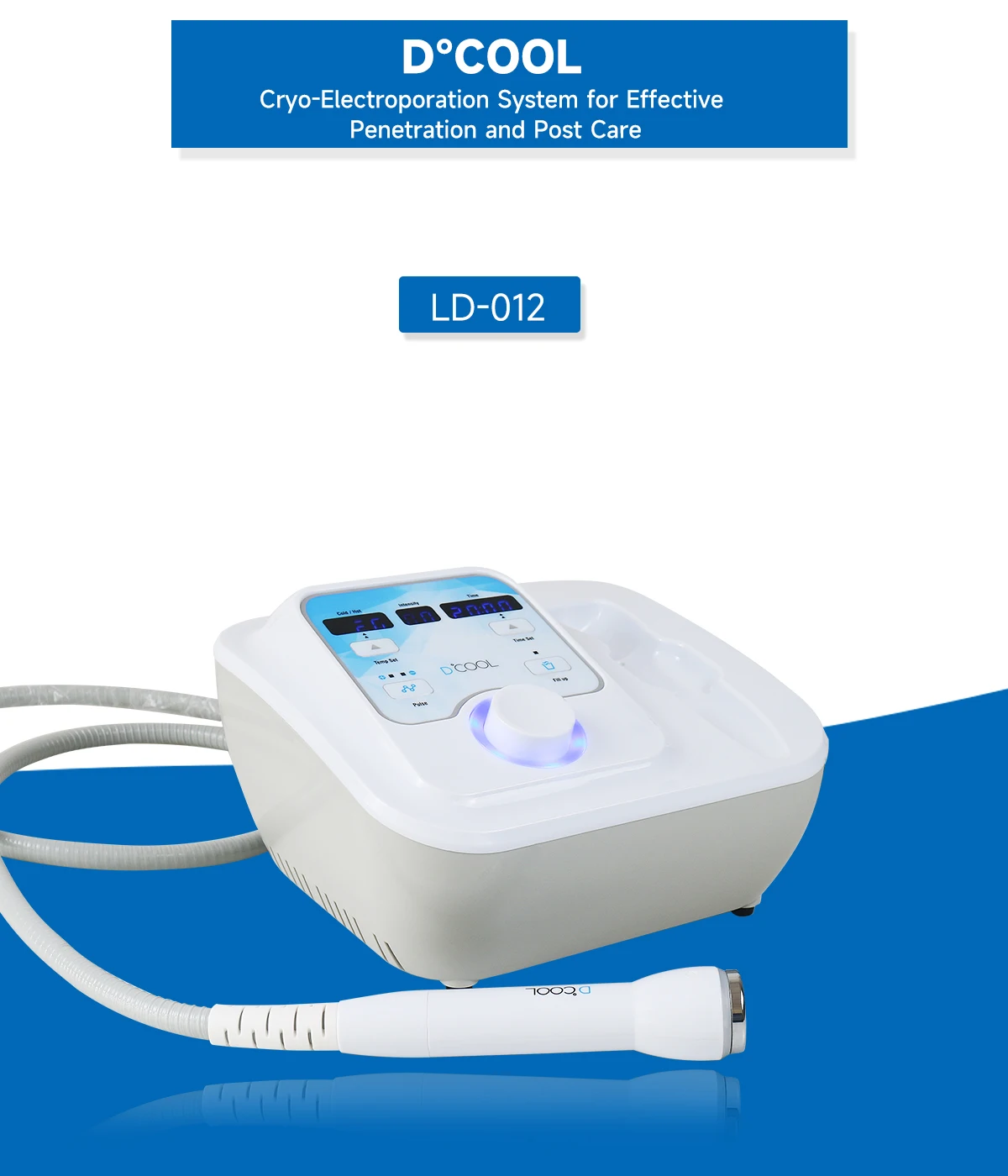 4QUEENS NEW Dcool Skin Tightening Machine Portable Cool Hot EMS For Facial Skin Care Beauty Device 2