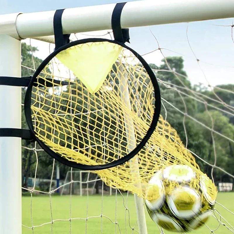 1 Pcs Youth Football Aiming Net Football Training Shooting Target Improve Hit Net Foldable Goal