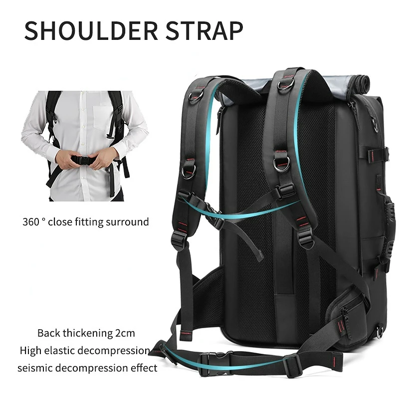 Men Backpack Outdoor Mountaineering Large-capacity Travel Bag Anti-theft Bag Computer Bag Business Travel Backpack Men