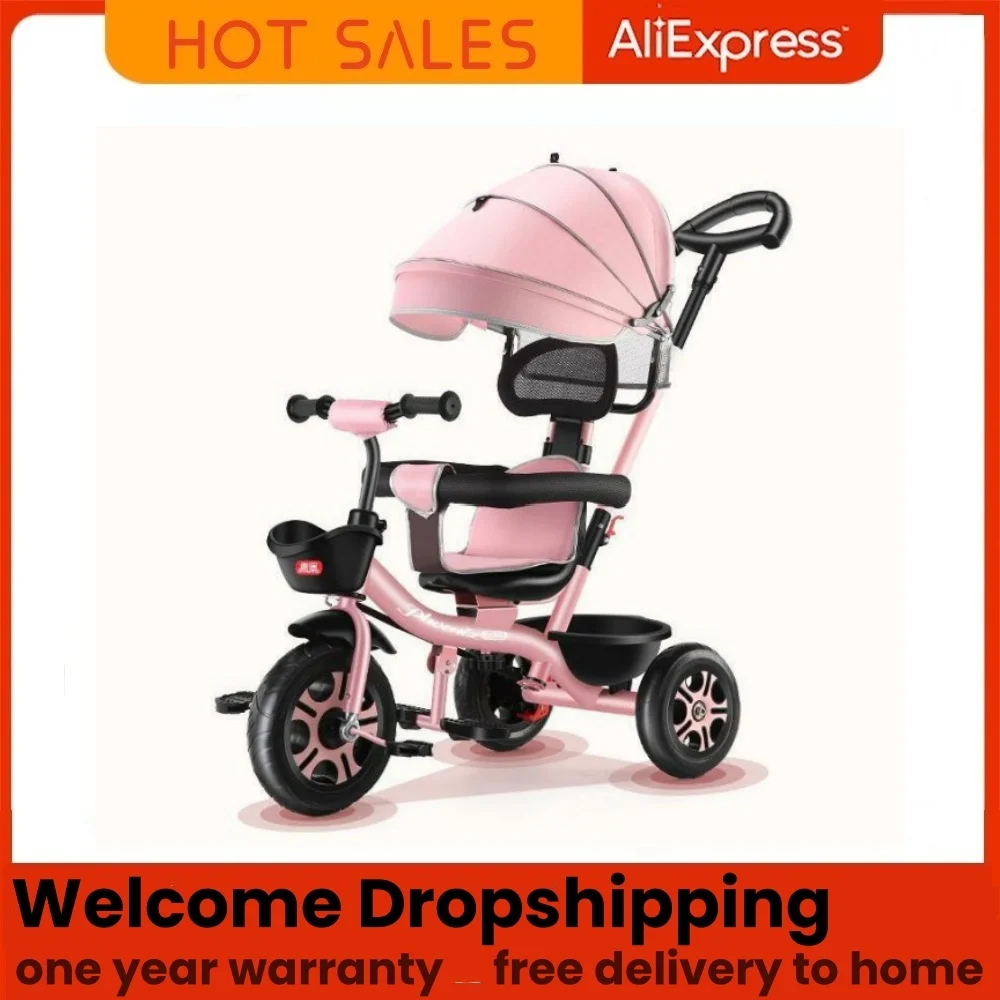 Tricycle For Baby Children's tricycle 1-3-6 years old，light bicycle walking baby bicycle,three wheels good quality baby stroller