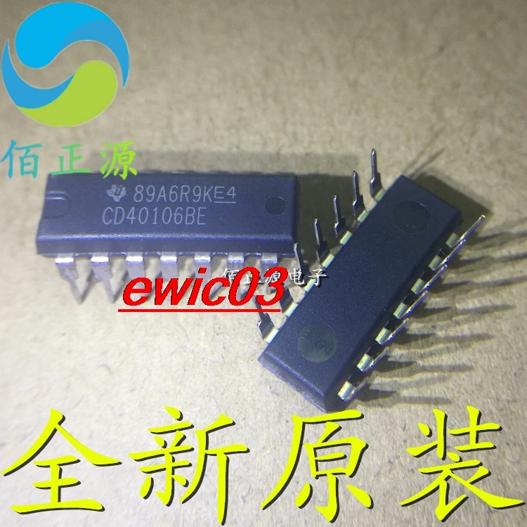 

10 шт. оригинальный запас CD40106BE CD40106 DIP-14