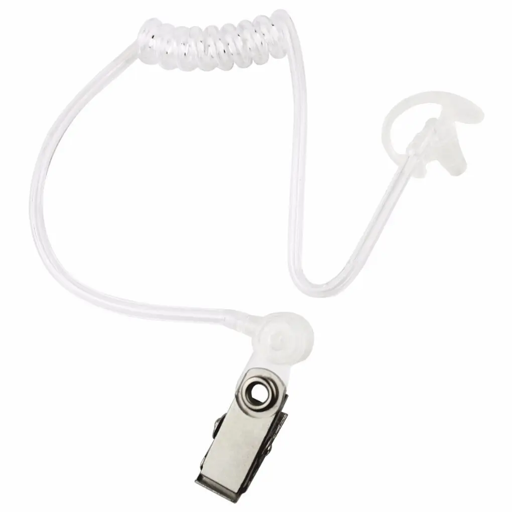 

White Silicone Soft Earbud for Ham Radio Walkie Talkie Radio Earpiece Covert Acoustic Tube Small Middle Large J6116Z