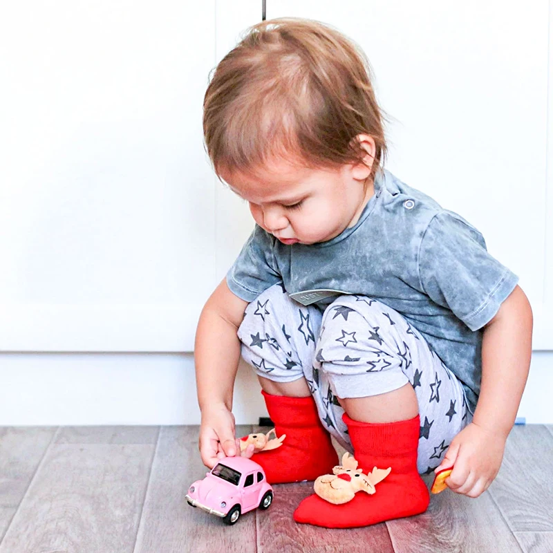 Chaussons de Noel Bébé Antidérapantes I Comfortable™ – Chez les tout petits