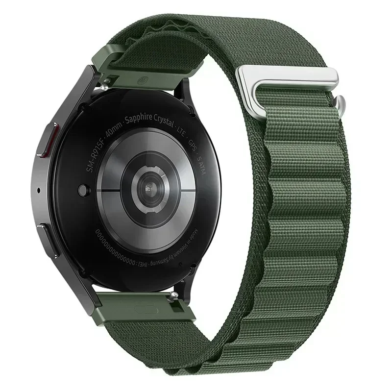 Alpine Loop Nylon Strap - 22mm Sport Bracelet in Vibrant Colors