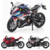 1/12 BMW S1000RR Motorcycle Toy 1:12 RMZ City Diecast Metal Racing Model Super Sport Miniature Collection Gift For Boy Children 1