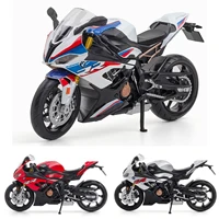 1/12 BMW S1000RR Motorcycle Toy 1:12 RMZ City Diecast Metal Racing Model Super Sport Miniature Collection Gift For Boy Children 1