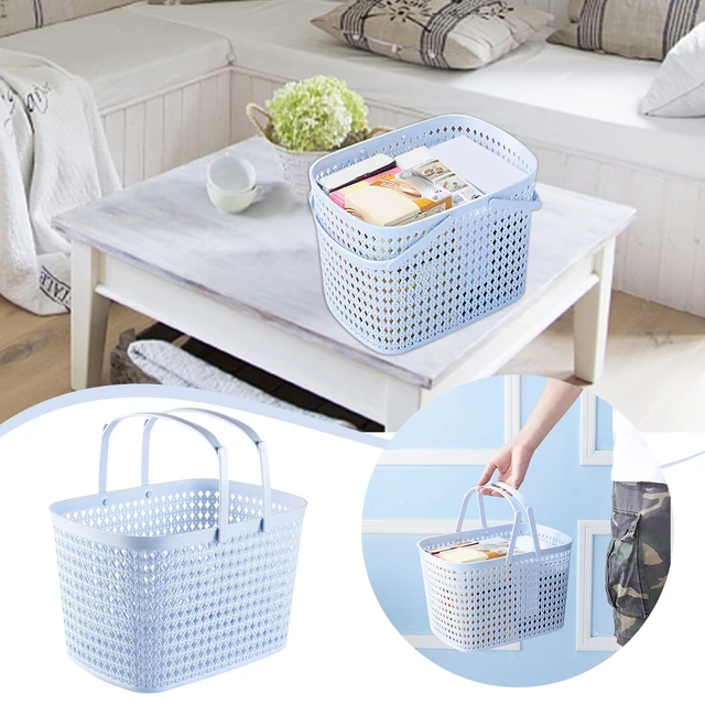 Shower Caddy Basket, Portable Shower Tote, Plastic Dorm College