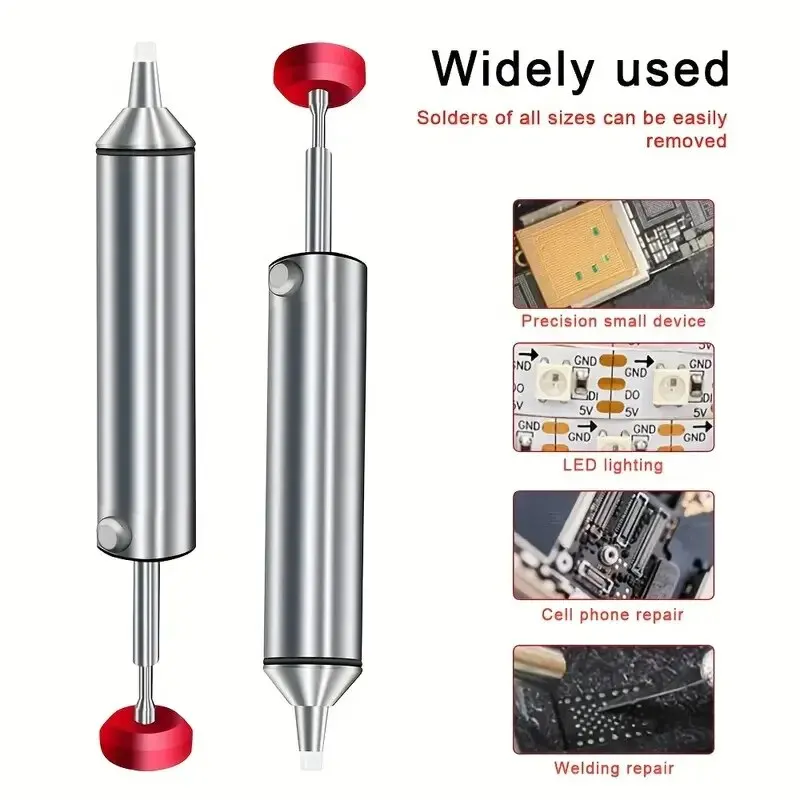 1pc Aluminum Solder Sucker Desoldering Pump for Easy Removal and Repair