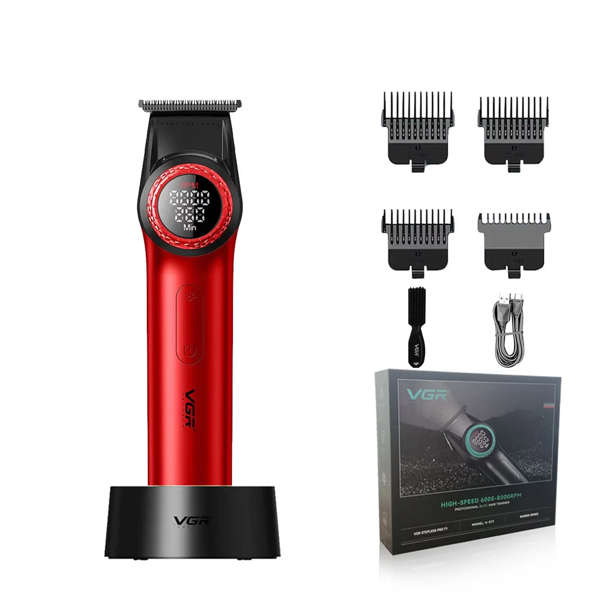 VGR ماكينة قص الشعر ماكينة قص الشعر الاحترافية ماك...
