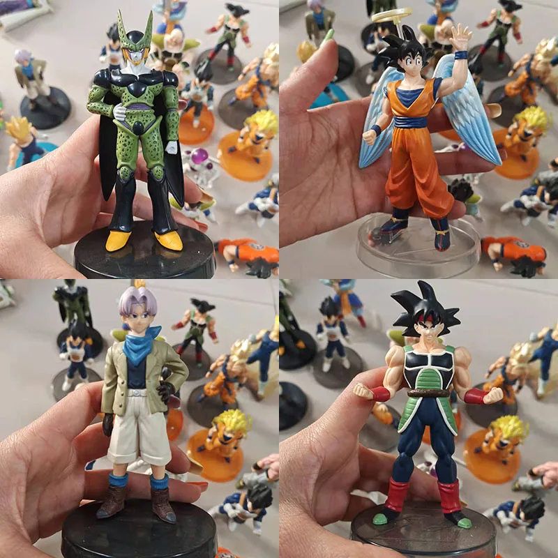 Bandai genuíno gashapon em estoque dragon ball super goku preto majin buu  figura de ação coleção modelo brinquedos presentes para crianças