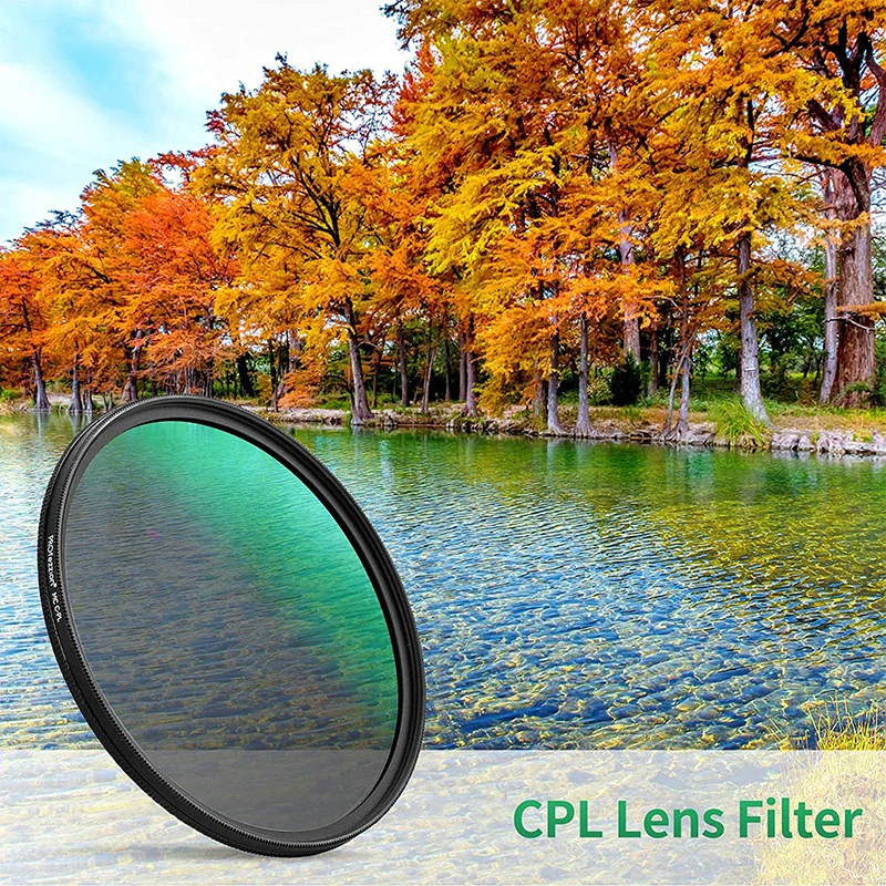 3782mm Circular Polarizer Filter for Canon Lens Ultra Slim Multi