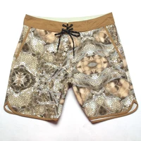 Top Quality Summer Men's Beach Surf Boardshorts Printed Quick-dry Waterproof Breathable Light Thin Sports Bermuda Swim Trunks 1