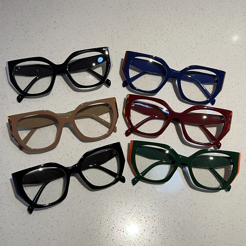 Women glasses Cat Eye Oversized Non-prescription Eyewear Party Spectacles