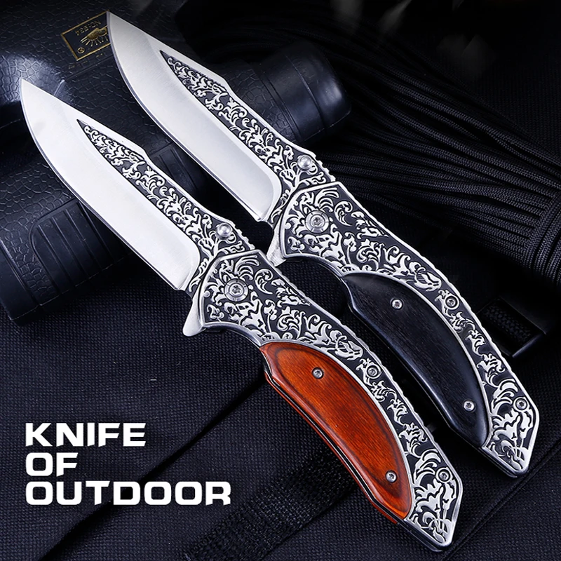 

8.6'' Military Tactical Folding Blade Knife Outdoor Pocket Knives Hunting Camping Survival Knifes Self Defense EDC Jackknife
