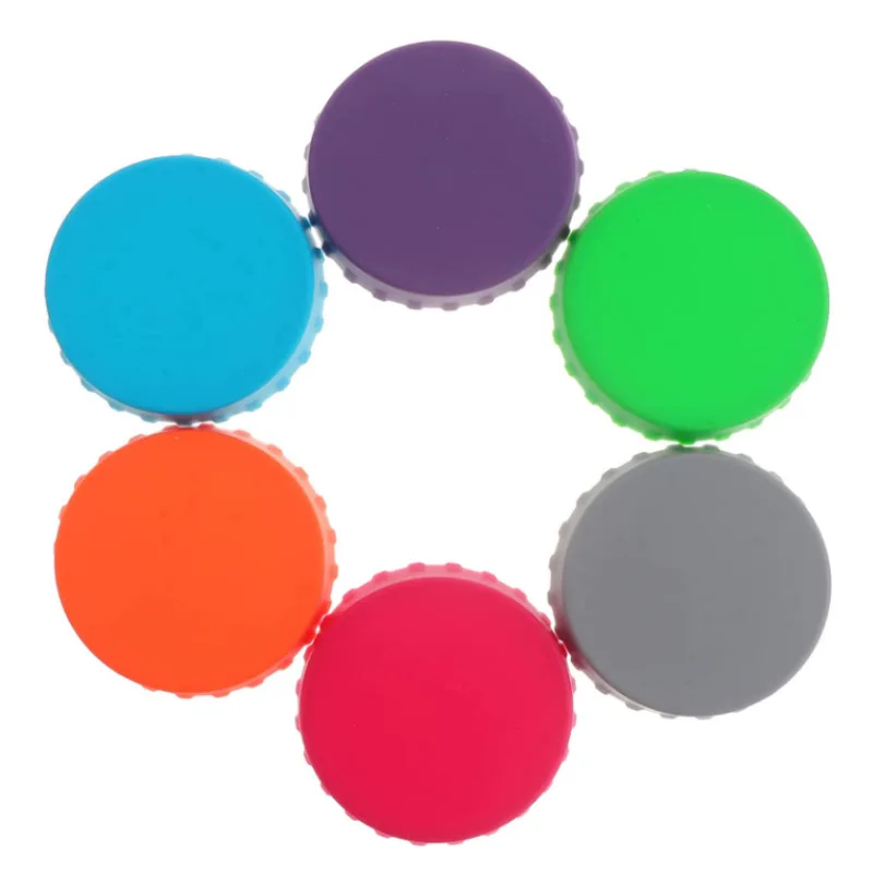200 Pcs Soda Lid Covers Silicone Multi-color Beverage Beer Can Bottle Cap Protector Leak-Proof Cap