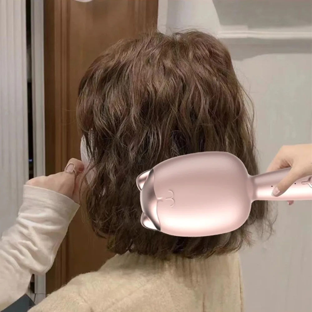 32mm Egg Roll Hair Curler 4 Temperature Adjustable Fast Heating Deep Wave Hair Curler Big Wave Splint Anti-Scald