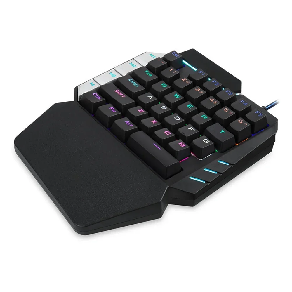 K109 RGB 38 Key One-handed USB Mechanical Gaming Wired Keyboard