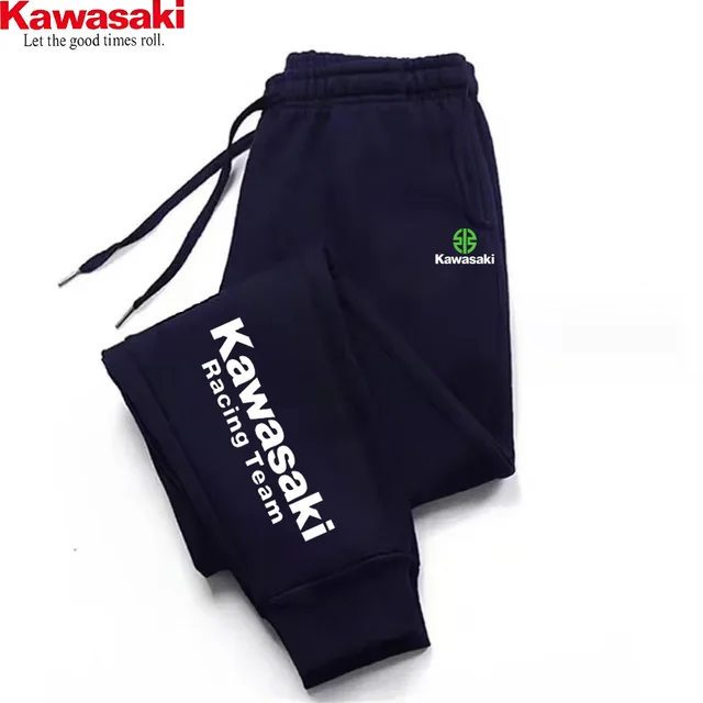 Matériel multicolore de pantalons de mode de sport et de loisirs Kawasaki : pantalons de sport, pantalons sanitaires et pantalons de fitness en coton d'hiver 1