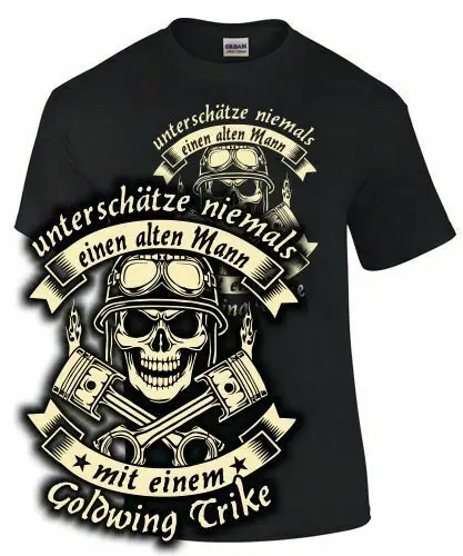Goldwing Trike T Shirt Triker Treffen Biker Spruch Alter Mann Mit Motorrad