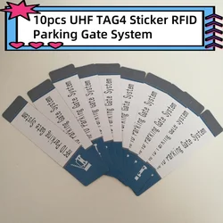 10 - Pack Encrypted RFID Tags for Efficient Vehicle and Goods Management, 10M Range, Windshield Sticker (10pcs)