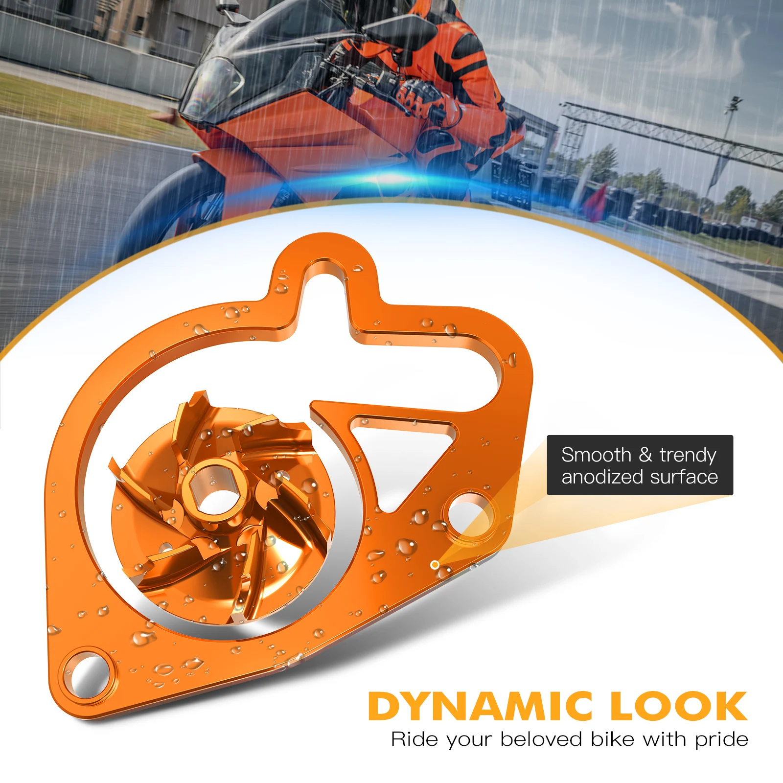 56535005300 Girante Pompa Acqua Ricambio Ktm - MSP - Foto 5