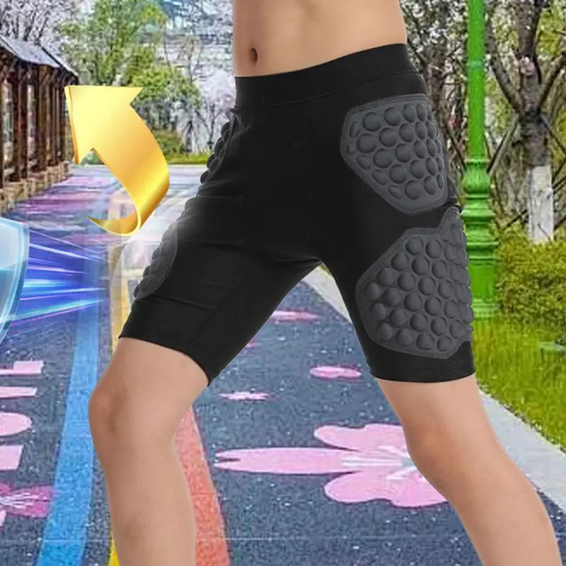 Motorcycle Shorts Skating Hip protector MTB Motocross Hip Paddeds Compression Shorts 3D Protection Pants for Youth