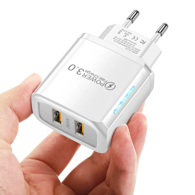 Carregamento USB rápido e versátil