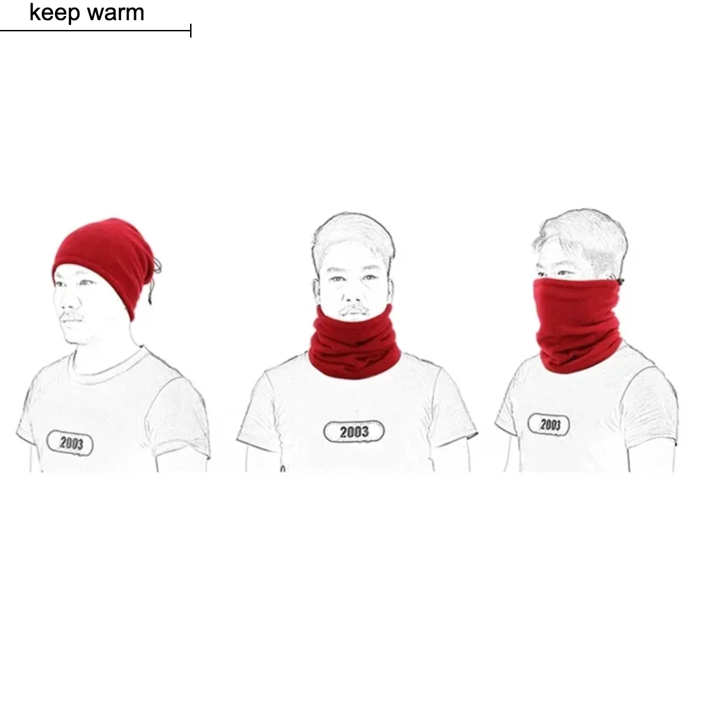 Polar Fleece Neck Tube Ear Warmer FishinPolar Fleece Neck Tube Ear Warmer – Thermal Sport Scarf Face Mask for Fishing, Skating, Running, Camping & Hikingg Skating Running Sport Scarf Face Mask Camping Hiking 2